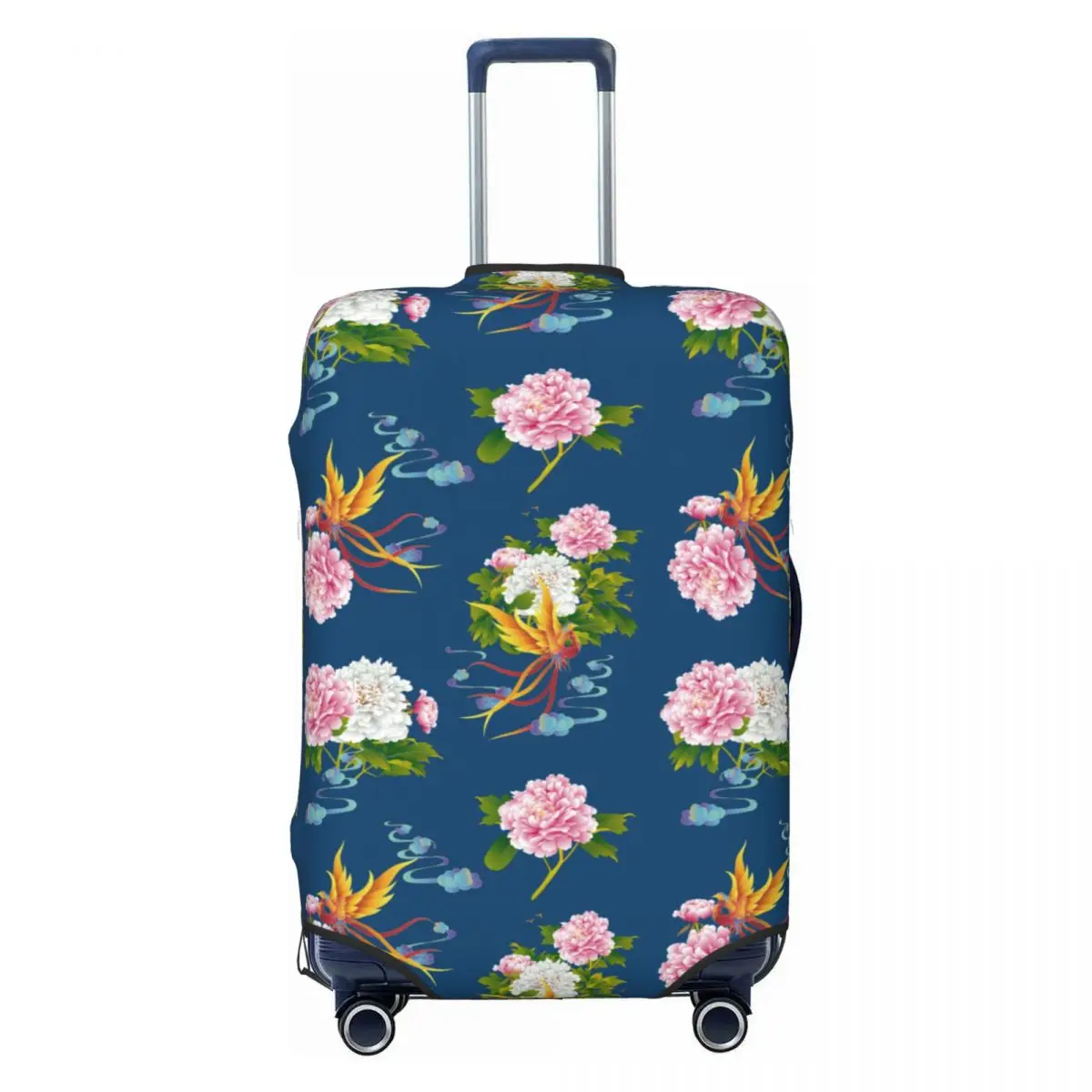 Vintage Flower Print Suitcase Cover Bohemia Business Protector Vacation Useful Luggage Supplies