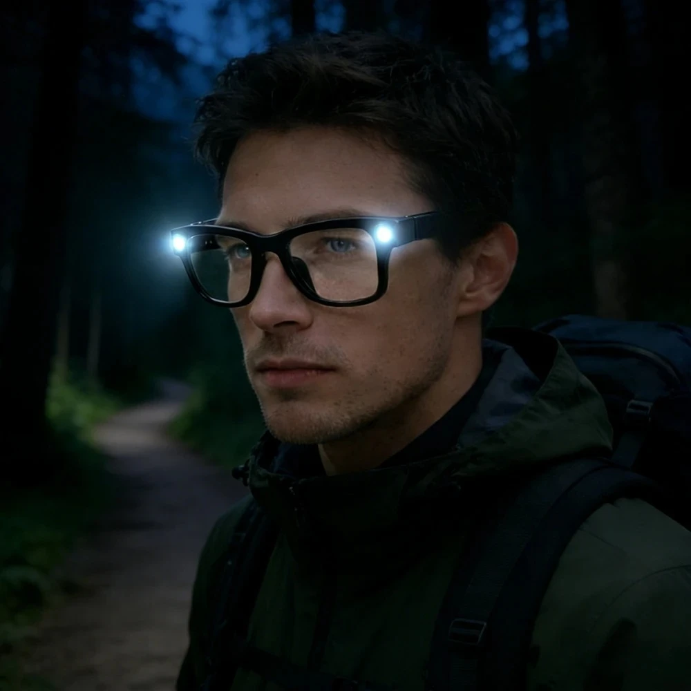 

Умные очки с проекцией на светлое полотно, Bluetooth-звонками, переводом, музыкой, ИИ-модулем напрямую от производителя