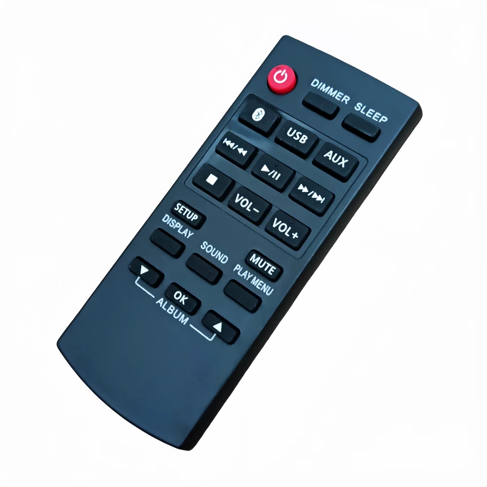 N2QAYB001000 Novo controle remoto adequado para sistema de áudio Panasonic SCBMAX3GNK SC-BMAX3GN-K SC-CMAX5 SC-CMAX5E-K SC-CMAX5PR-K
