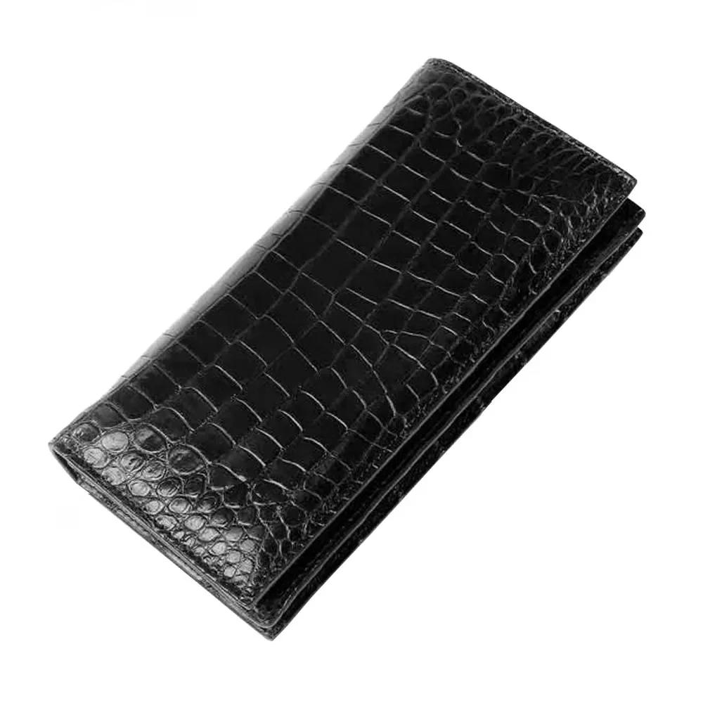 ouluoer men wallet male clutch   crocodile leather purse wallet  crocodile