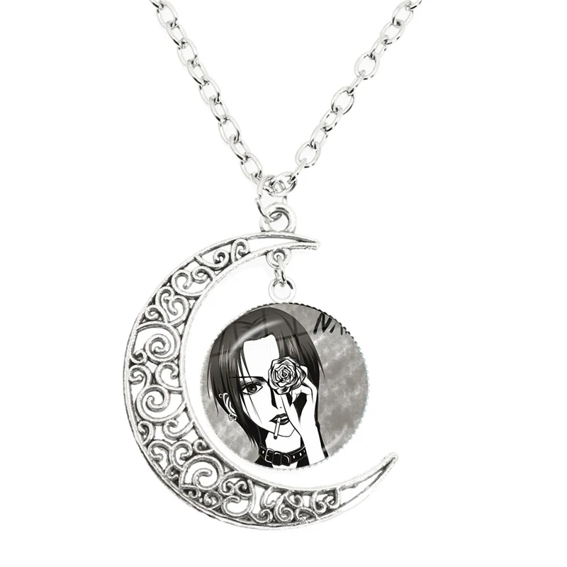 Ai Yazawa Osaki Nana Anime Moon Necklace For Women Men Cool Pendant Glassgive Fans Gift Jewelry