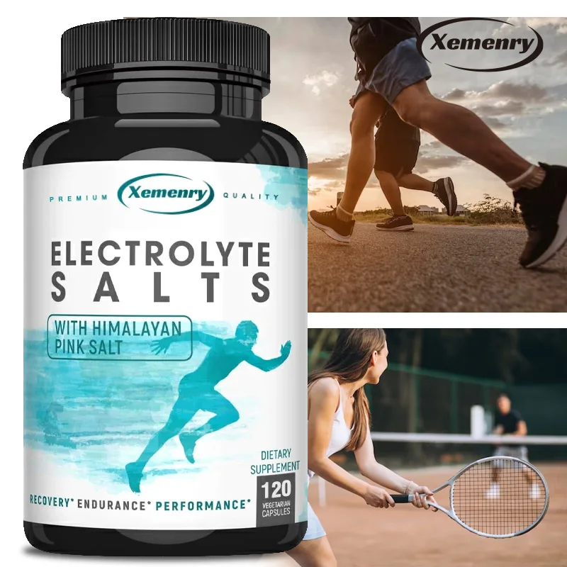 

Electrolyte Capsules - Balances Electrolytes, Muscle Growth & Recovery, Improve Athletic Performance, Support Cognitive Function