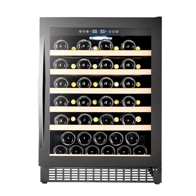 Hot-selling cross-border compressor wine cabinet 51, high-end embedded wine cabinet kitchen appliances