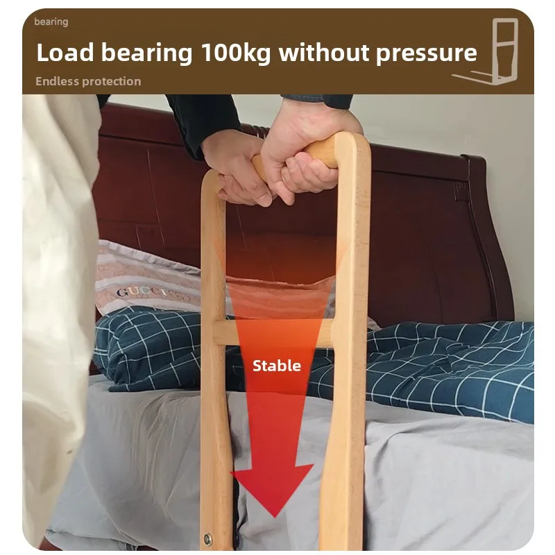 ‌Industrial Minimalist Stair Handrail Safety Grab Bar for Elderly Non-Slip Step Railing Ergonomic Grip Rustic Loft Installation