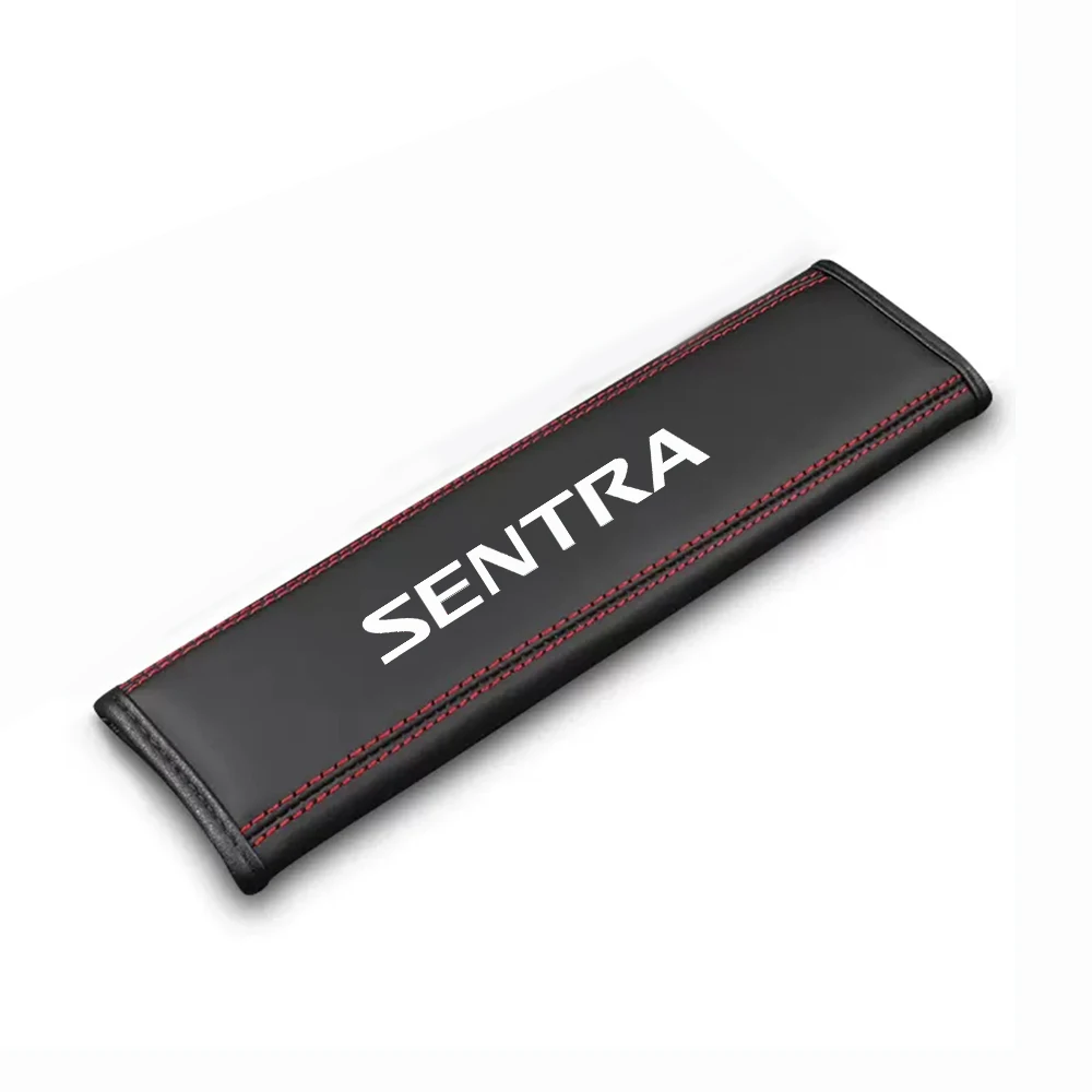 أغطية كتف لحزام مقعد السيارة ، واقي مريح ، وسادة أمان لنيسان سنترا ، 1 * *