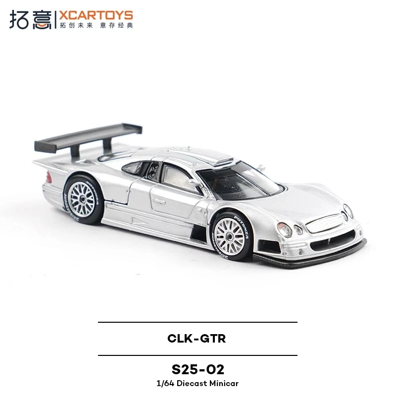 XCARTOYS POPRACE 1/64 CLK-GTR نموذج سباق السيارات الخارقة سبيكة دييكاست نموذج ألعاب أطفال بنين الكبار نموذج عشاق جامعيون