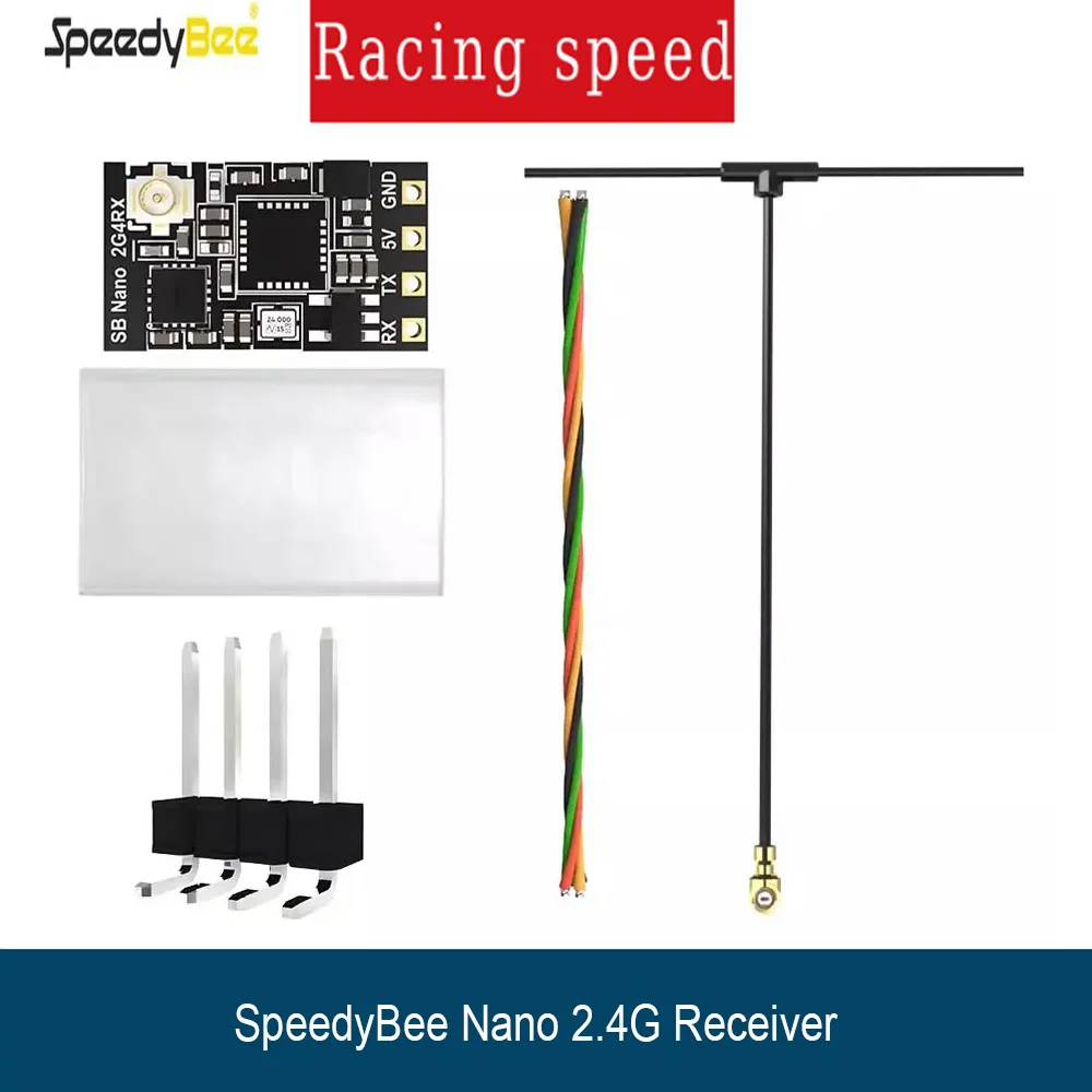 SpeedyBee Nano 2.4G ExpressLRS ELRS Empfänger für FPV Freestyle Langstrecken-Drohnen DIY RC-Teile Werkzeuge Zubehör