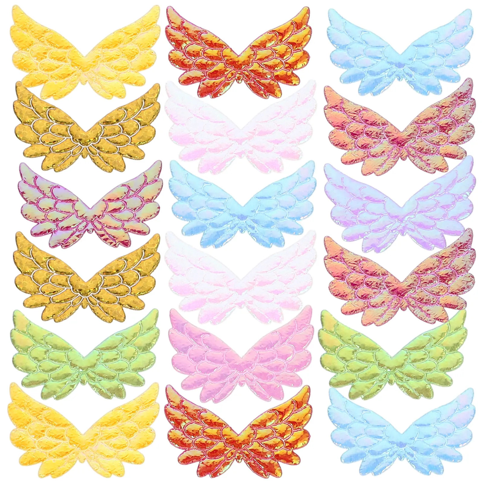 

100Pcs Angel Wing Hair Clip DIY Decorative Costume Headdress Garment Decor Sock Multi Function Decorative Decor Wing
