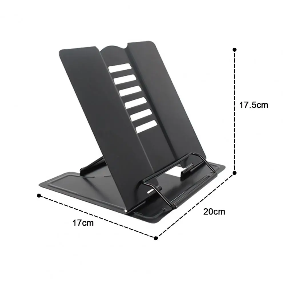 Metal Book Stand Stable Adjustable Reading Angle Bookshelf Myopia Prevention Bookshelf For Kids Foldable Bookstand Tablet Stand
