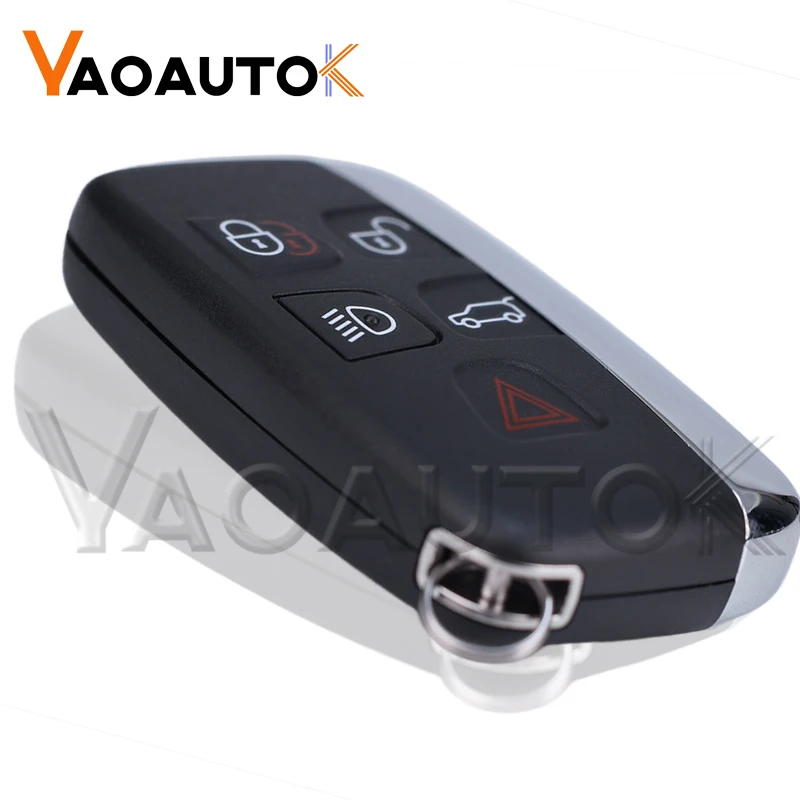 Smart Remote Car Key Shell Case Fob For Land Rover LR4 For Range Rover Sport Evoque For Jaguar XJ XJL XF 5 Buttons Key Housing