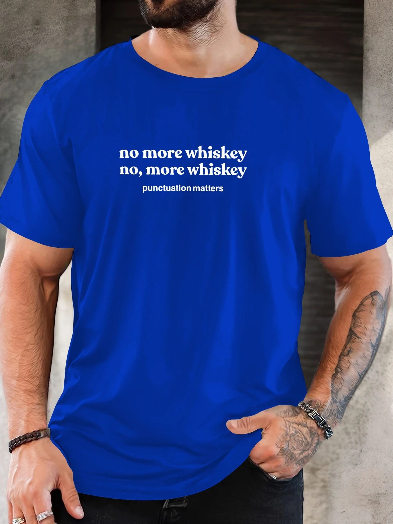 Men's T-Shirt 100% Cotton Summer Casual Soft Creative Letter Print Round Neck Breathable Short Sleeve T-Shirts 2025 New Tees