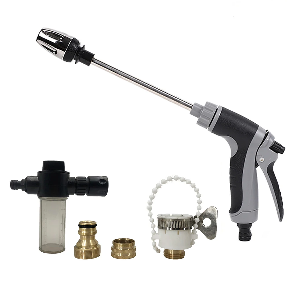 

Cleaning Tool Car Washing Home Maintenance 360 Rotation Feature Electroplated Pistol Head Comfortable Grip Water Pistol