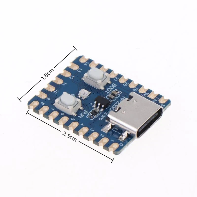 Raspberry Pi RP2350 Zero 2 Microcontroller Development Board Low Consumption for Industrial Control Prototype Development