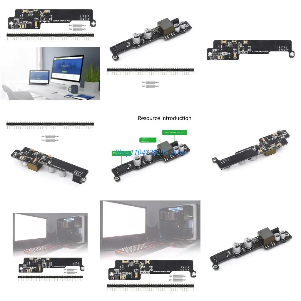 

Y2GD PoE Power over Ethernet Expansion Board Small Size for Orin Motherboards Power