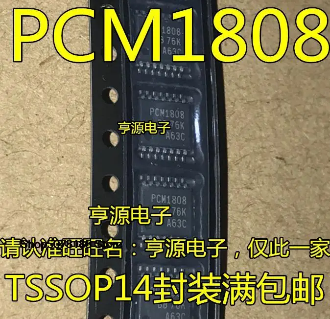 10pieces   PCM1808PWR PCM1808  TSSOP-14  Original