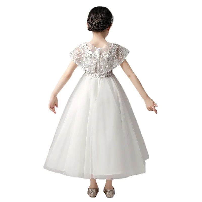 New Arrival 3 to 12 Years Old Flower Girls Wedding Dresses Children Party Normal Frock Designs Teenage Birthday Wear