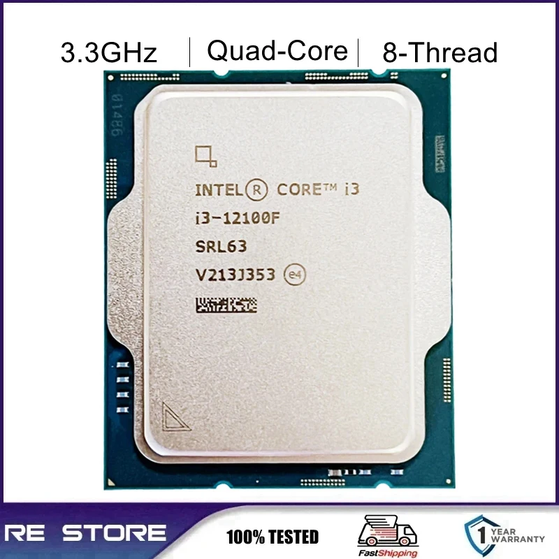 よ*ほ様 CPU Intel Core i3-12100F PCパーツ ID:6 Intel Core i3 12100F 3.3GHz Quad-Core LGA 1700 processor