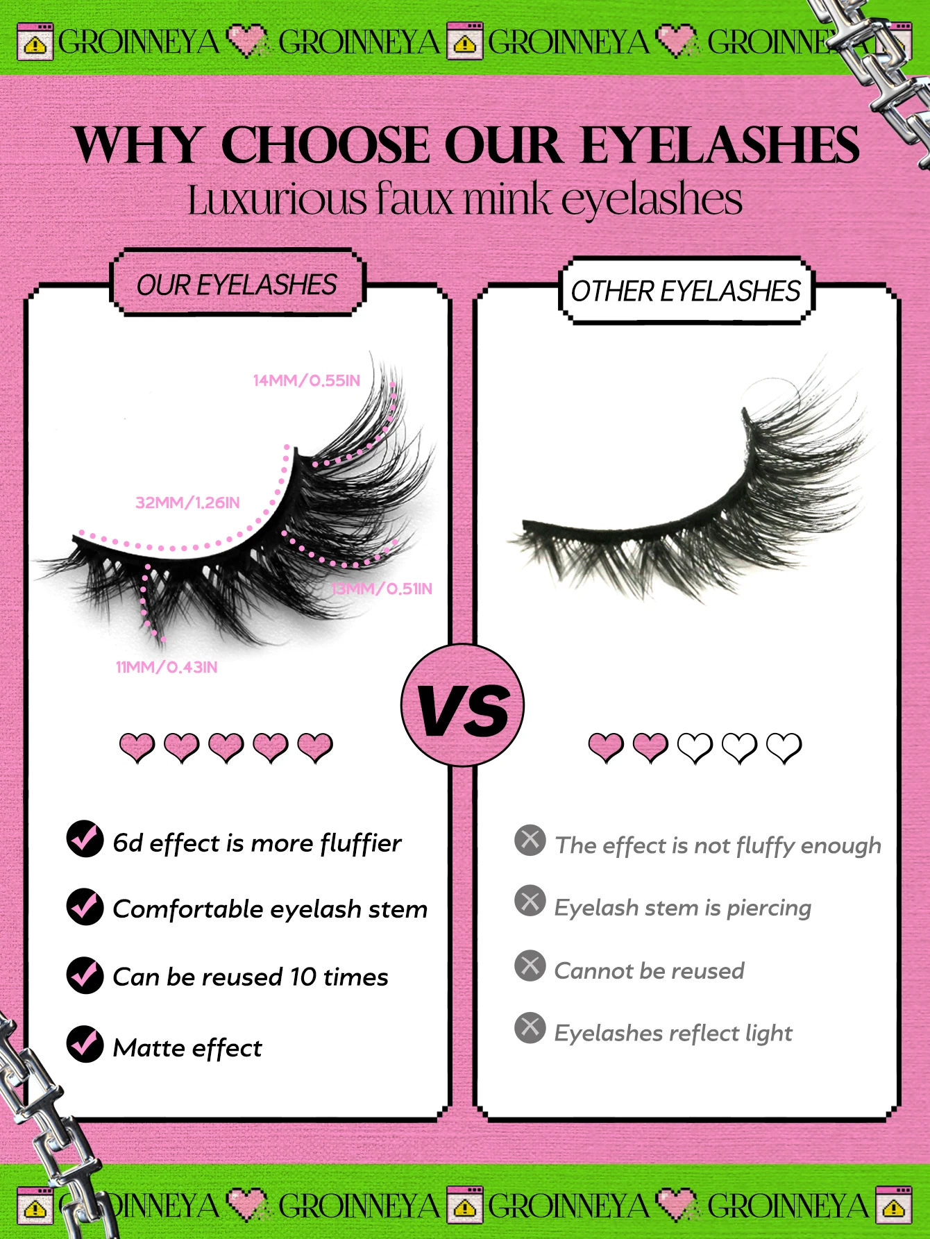 ヴェルトライネつけまつげ キャットアイまつげエクステ フォックスアイ フェイクミンクまつげ Dカール ボリューム ウィスピーまつげ つけまつげ メイクアップ