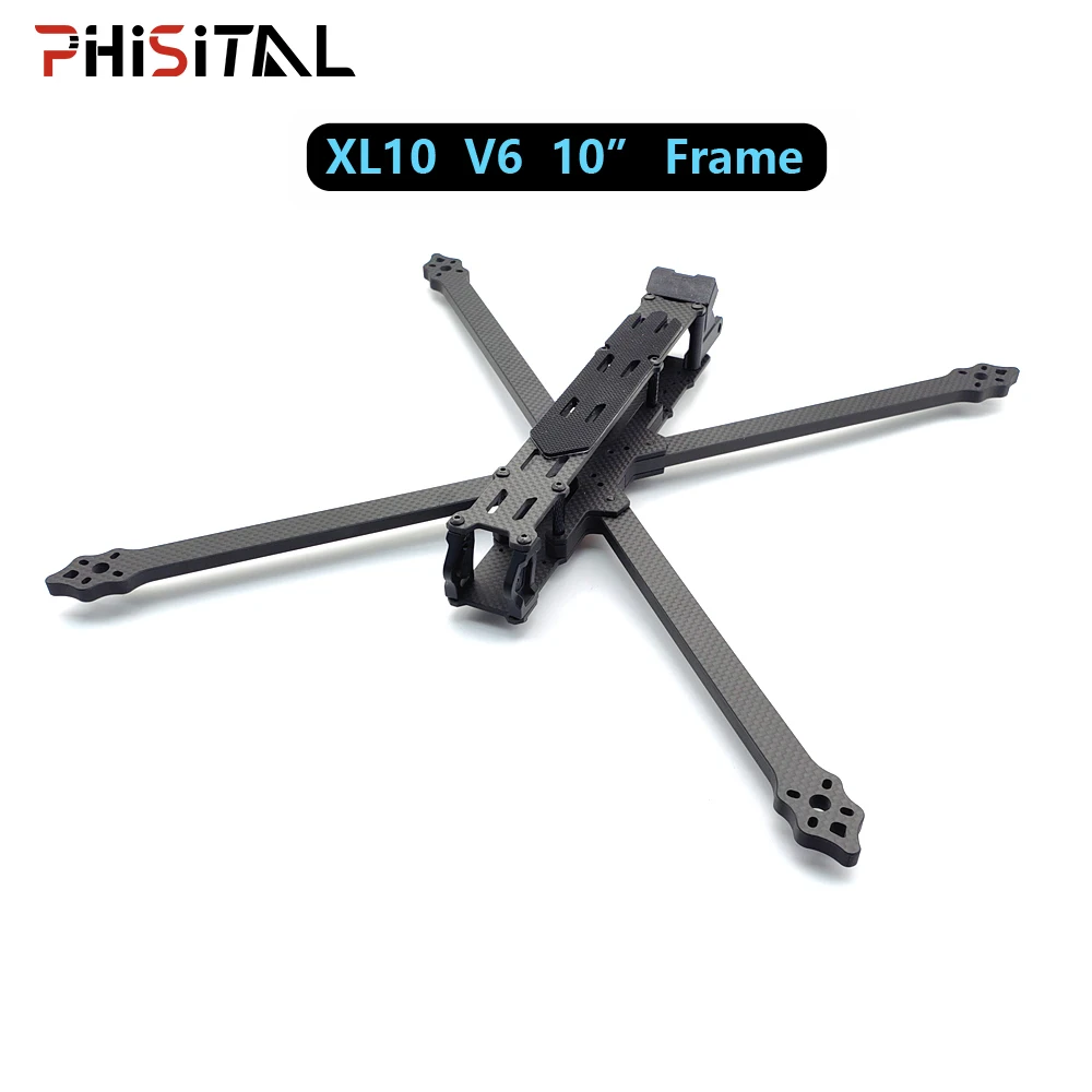 XL10 V6 10 calowy 420mm rozstaw osi bardzo długa zakres HD True-X Carbon zestaw ramka FPV RC Drone kompatybilny z O3 jednostka powietrzna CADDX Vista