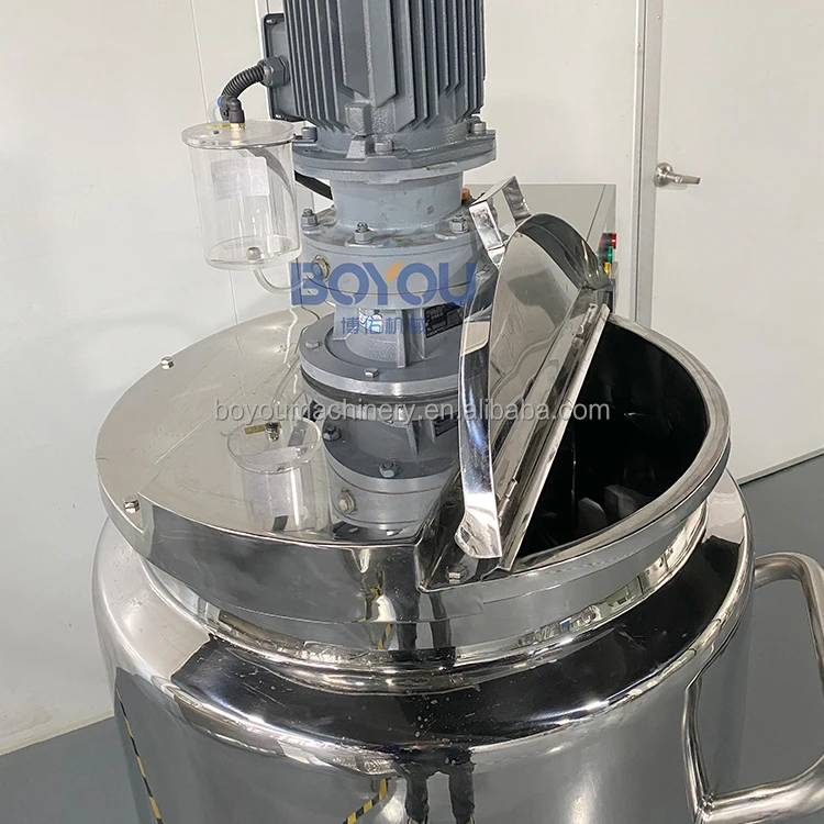 50L 100L Stainless Steel Emulsifier Mixing Tank Homogenizer Mixer Shampoo Detergent Liquid Soap Maker
