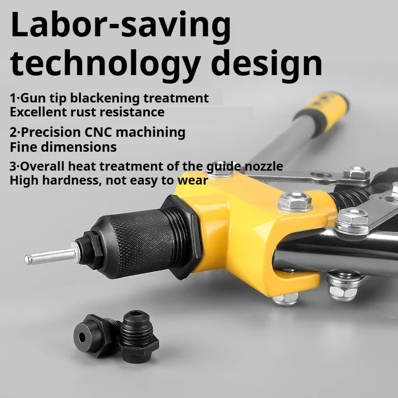 Professional Small-scale Manual Rivet Gun Labor-saving Home Decoration Rivet Machine Multifunctional Maintenance Hand Tools