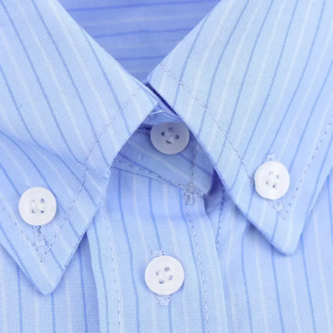 Femmes printemps/été à manches longues en popeline rayé décontracté haut blanc chemises et chemisiers femmes vêtements vêtements populaires coréens