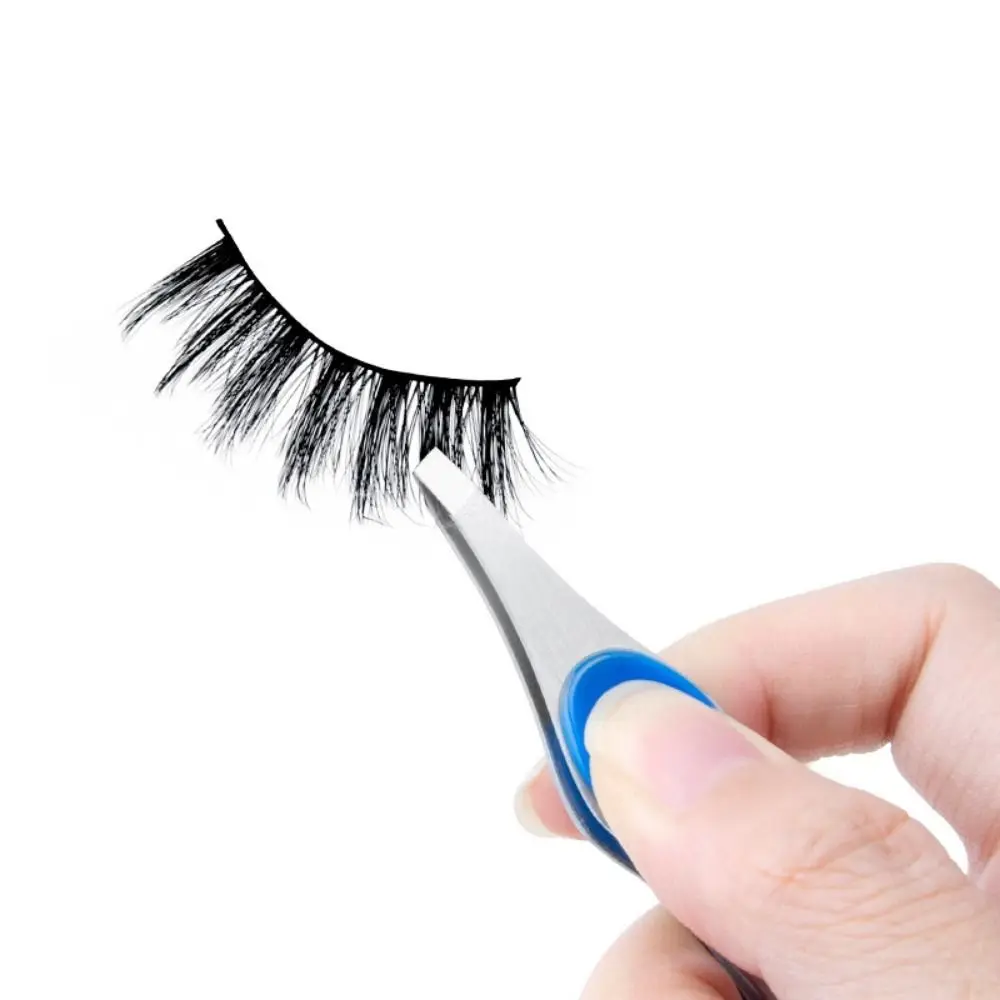 EyebloggTweezer-Pince à épiler professionnelle pour femmes, beauté des cheveux fins, outil de maquillage, extracteur de poils, enlèvement des sourcils inclinés
