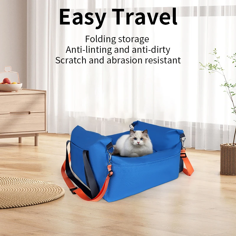 Washable Pet Dog Car Seat Universal Bed Carriers For Small Large Puppy Potable Safety Bag Sofa Classical Travel Carrier Bed