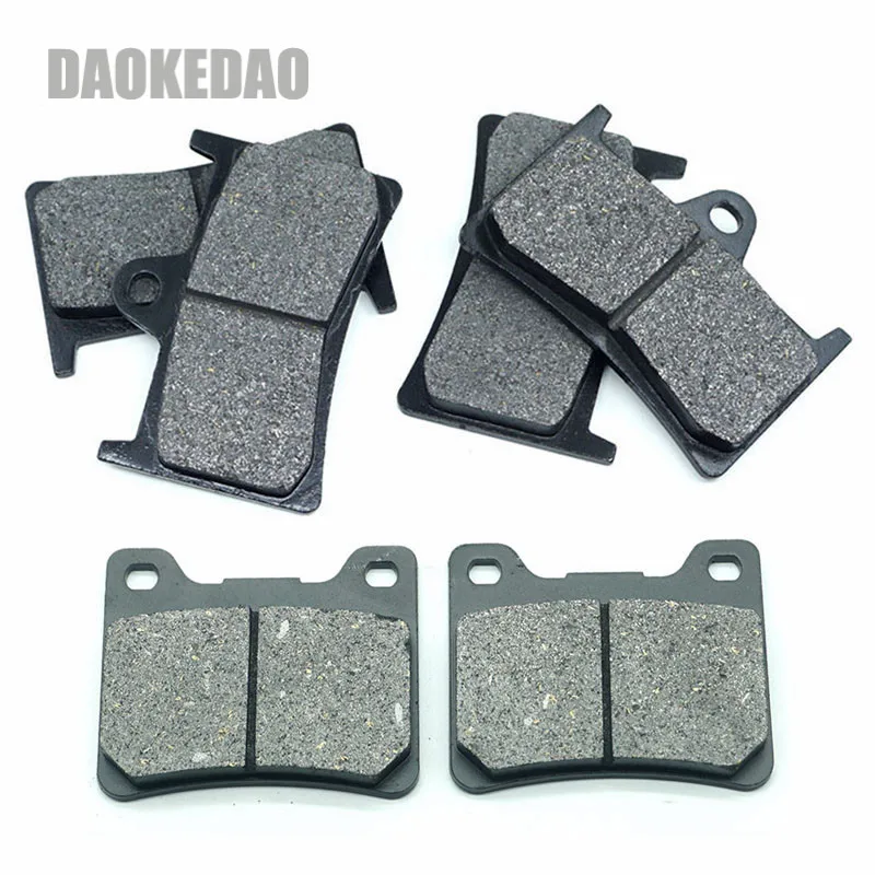 For Yamaha YZF600 Thundercat 1998-2000 YZF600R 1997-2007 BT1100 Bulldog 2002-2008 XJR1300 SP 2001 Front Rear Brake Pads Set Kit