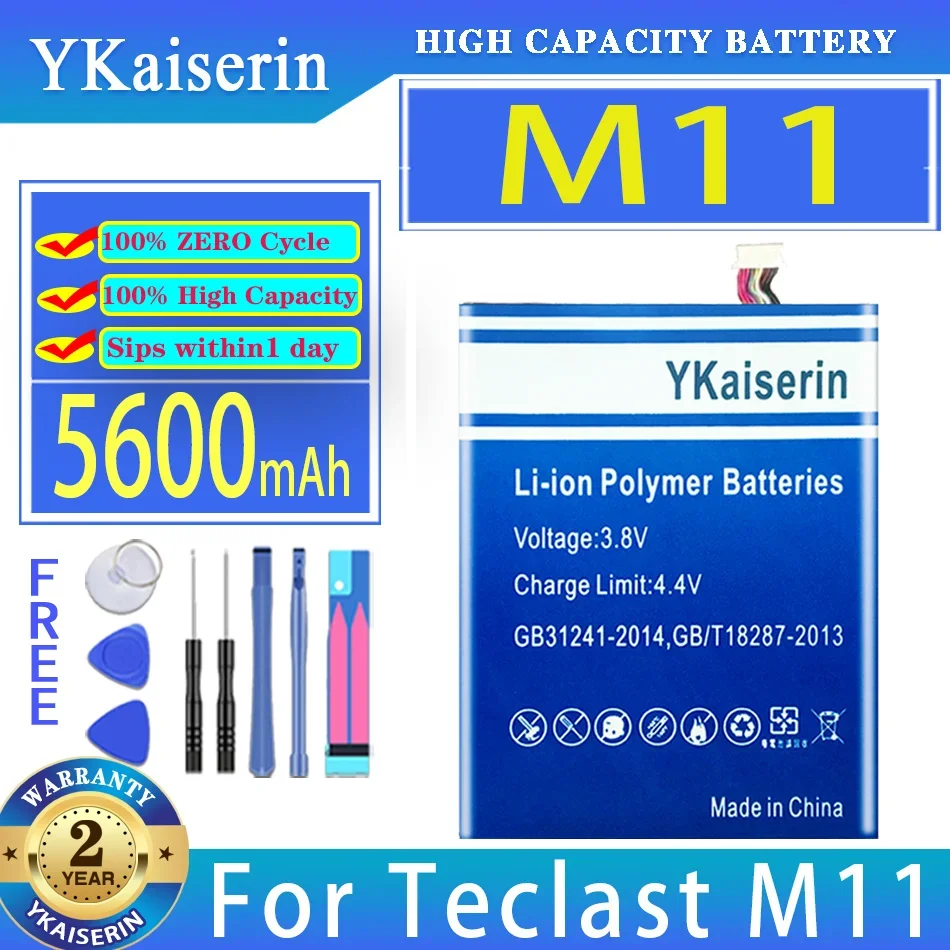 

YKaiserin Battery 5600mAh For Teclast M11 Laptop