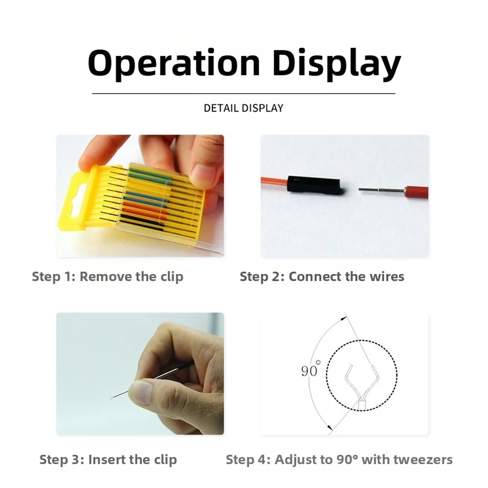 1set IC Test Clip On Board Programming Clip Logic Analyzer Hook 0 13mm Wire Supports In-circuit Testing For Various Chips