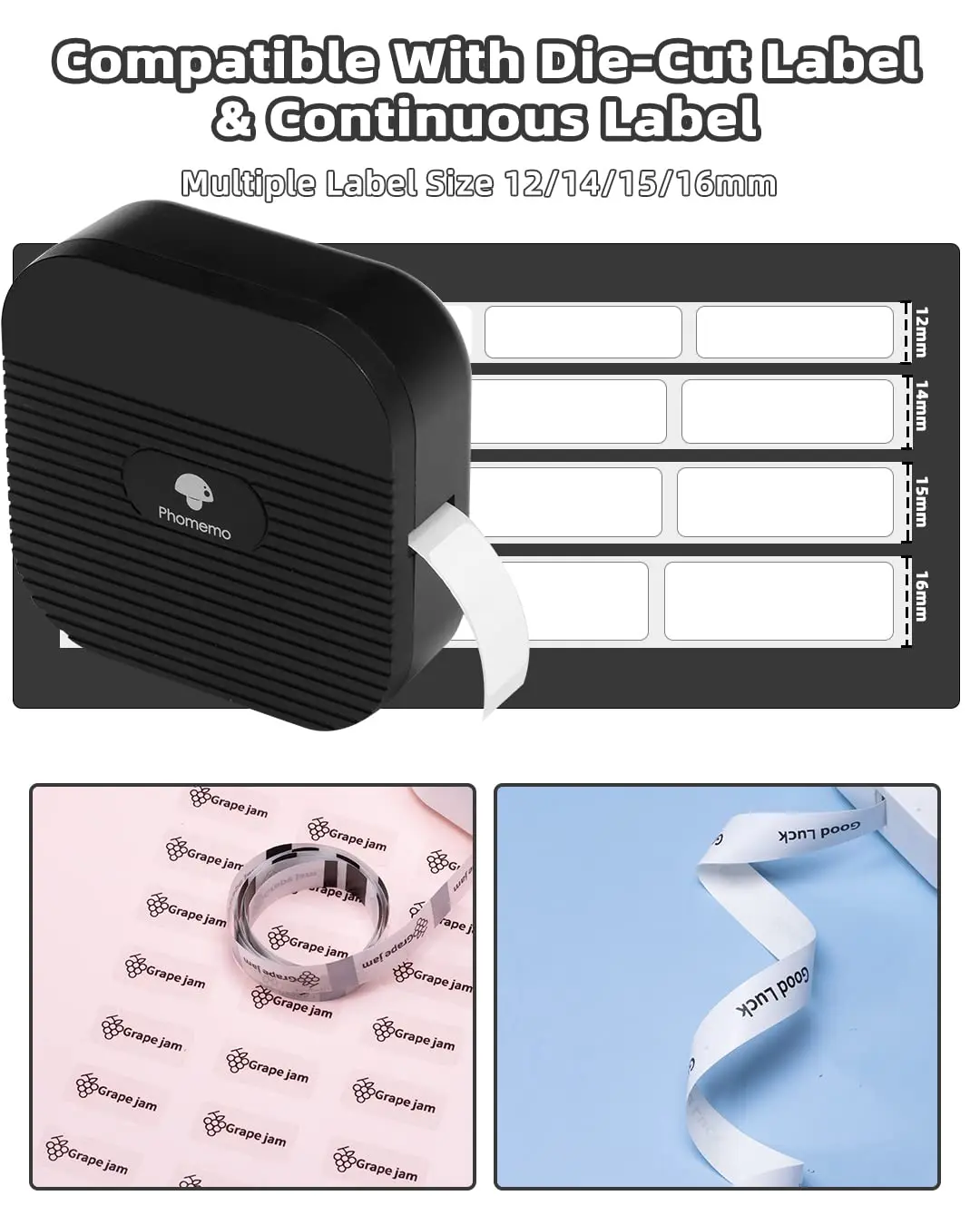 Imagem -03 - sem Fio Mini Etiqueta Térmica Maker Portátil Barcode Labeling Machine Faça Você Mesmo Etiqueta Escola Casa Escritório Phomemo-q31