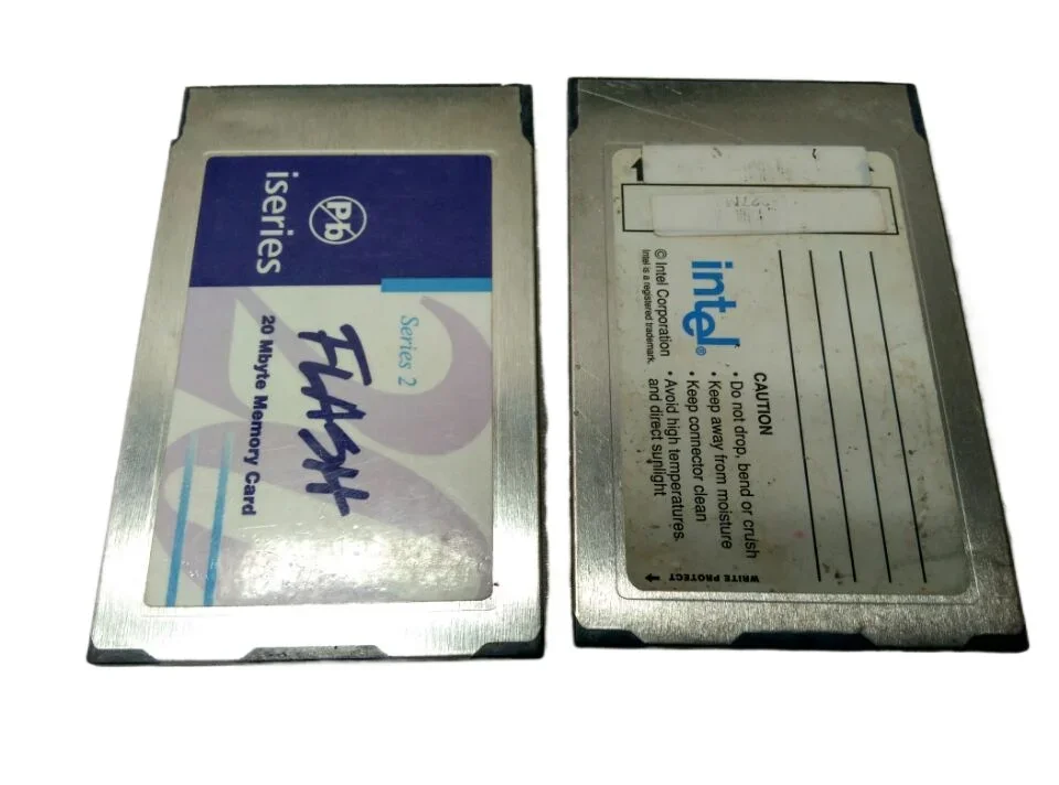 Intel ISeries Pc PCMCIA 20mb Flash Industrial Machine Tool Memory Card ATA Lock Key