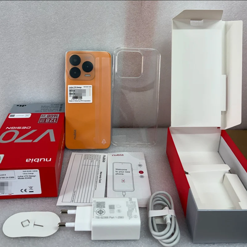 Nubia V70 Design الإصدار العالمي للهاتف المحمول كاميرا 50 ميجابكسل 6.7 بوصة HD + 120 هرتز عرض بطارية 5000 مللي أمبير في الساعة Unisoc T606 ثماني النواة