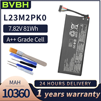 BVBH L23M2PK0 New 81wh/10360mAh Upgrade Capacity L23B2PK0 For Lenovo Legion Go 8APU1 Handheld Gaming 83E10000US