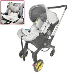 Infant Seat Cushion For 4 In 1 Carseat Pushchair Baby Basket Sleeping Crib With Pillow Adjustable Baby Car Seat Accessories