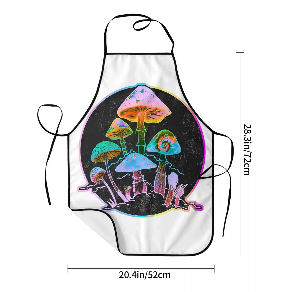 Garden Of Shrooms 2020 Aprons Chef Cooking Cuisine Tablier Waterproof Bib Kitchen Cleaning Pinafore for Women Men Painting