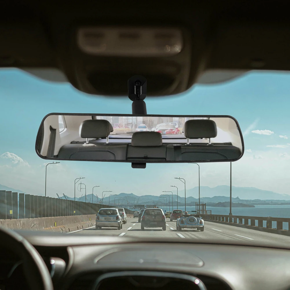 

10 Inch Interior Mirror Black Inside Rearview Mirror Easy To Install Internal Mirror ABS Glass Car Accessories for Universal Car