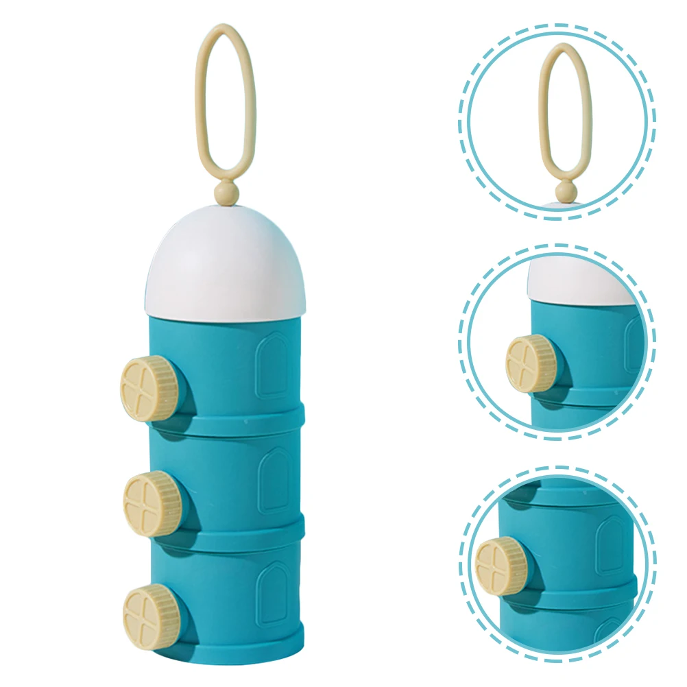 

Baby Milk Powder Dispenser Formula Container Portable Leak Proof Storage Case Travel Lightweight Lanyard Design