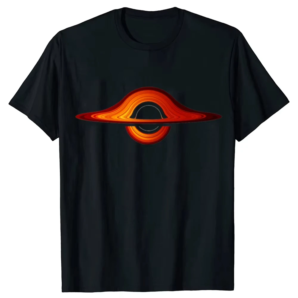 Black Hole Physics Universe Physics Astrophysicists Women T-Shirt Funny Astronomy Science for Femme Short Sleeve Top Men Shirts
