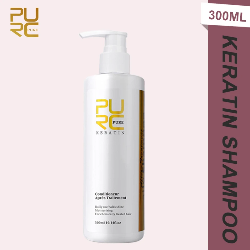 PURC 300ml Purifying Shampoo Conditioner For Hair Straightening Keratin Treatment Care Cleaning Shine Hair and Scalp Treatments