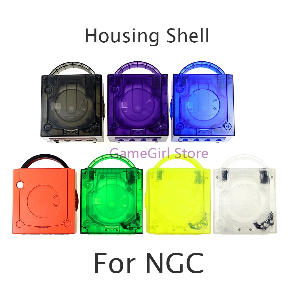 

1 комплект, прозрачный чехол для консоли Gamecube NGC, сменный корпус для NGC DOL-001/DOL-101, игровые аксессуары