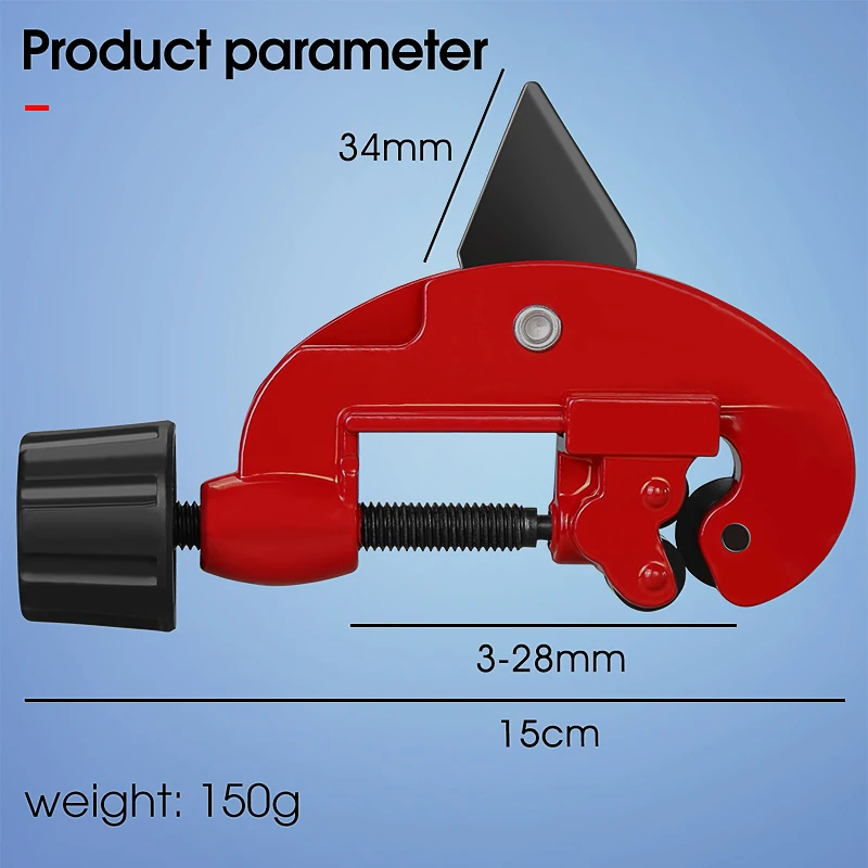 3mm-28mm Cable Stripper Fiber Optic Cable Slitter Tube Cutter Heavy Duty Tubing Cutter