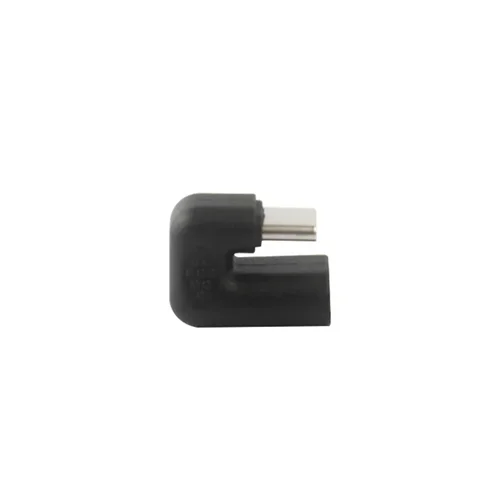 Imagen 2 del producto Gran oferta adaptador convertidor de USB-C macho a hembra USB 3,1 tipo C de ángulo recto de 180 grados para teléfono inteligente para Samsung Xiaomi Huawei