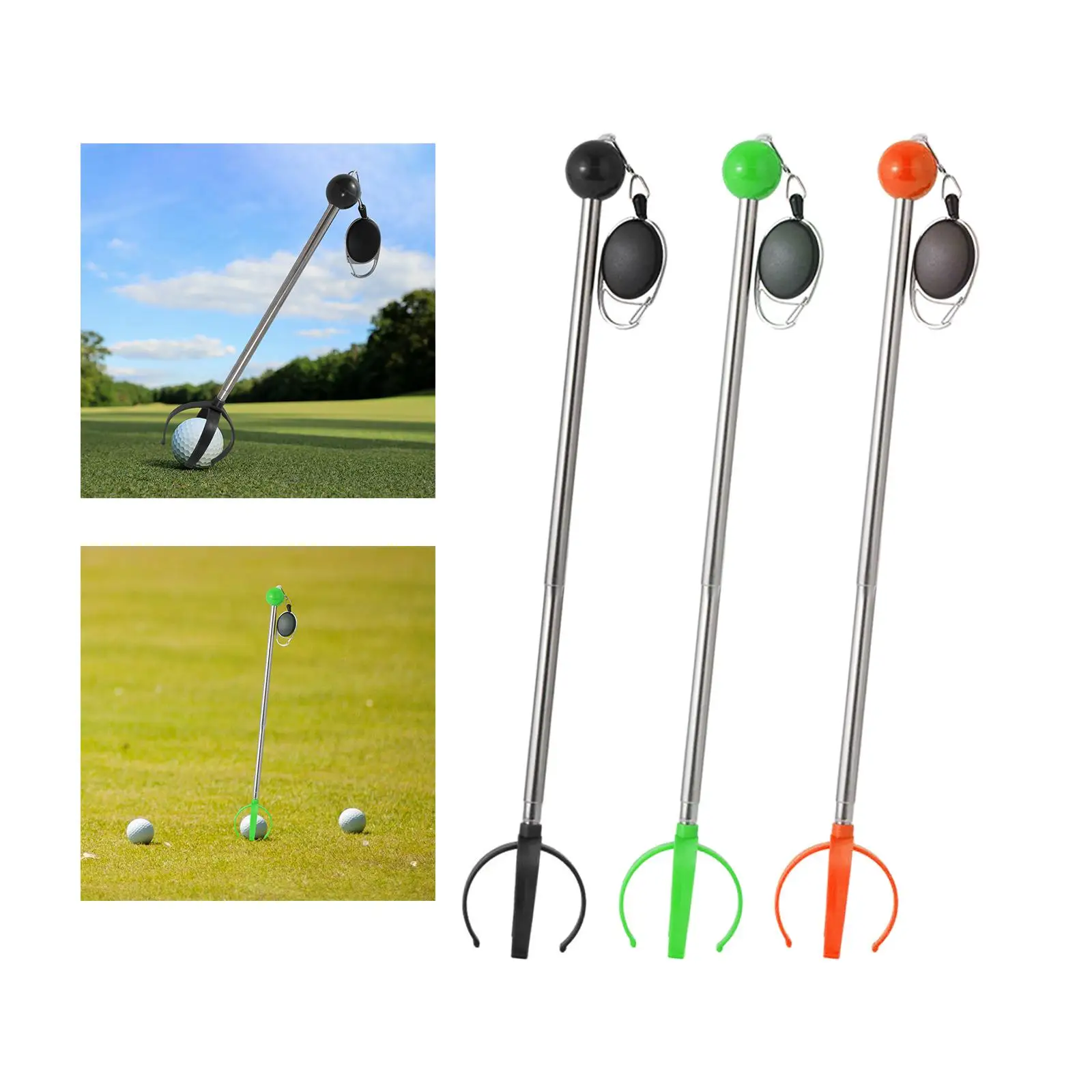 Golfball-Aufnahmewerkzeug zum Sammeln von Golfbällen im Freien