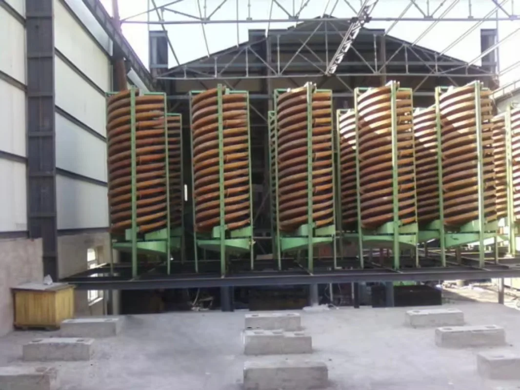 High Quality Gold Mining Equipment Gravity Spiral Chute Separator Spiral Ore Dressing Concentrator