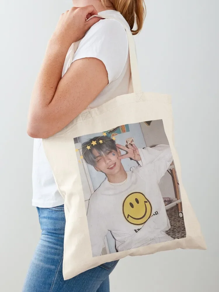

TXT Soobin [TXT VOL.Eight] Tote Bag Gift bag Custom bag Large bags for women shopper women canvas