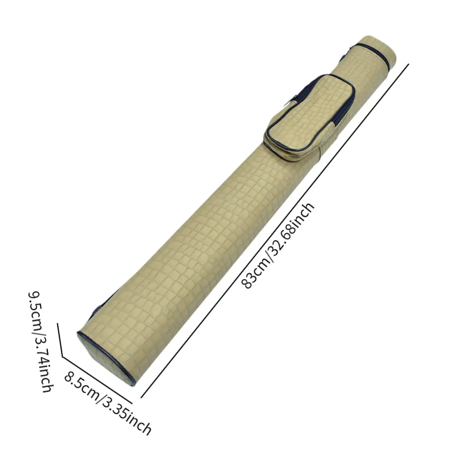 당구 큐 스틱 케이스 당구 큐 보호대, 1/2 조인트 큐 케이스 캐리어, 보호 방진 운반 가방 보관 파우치