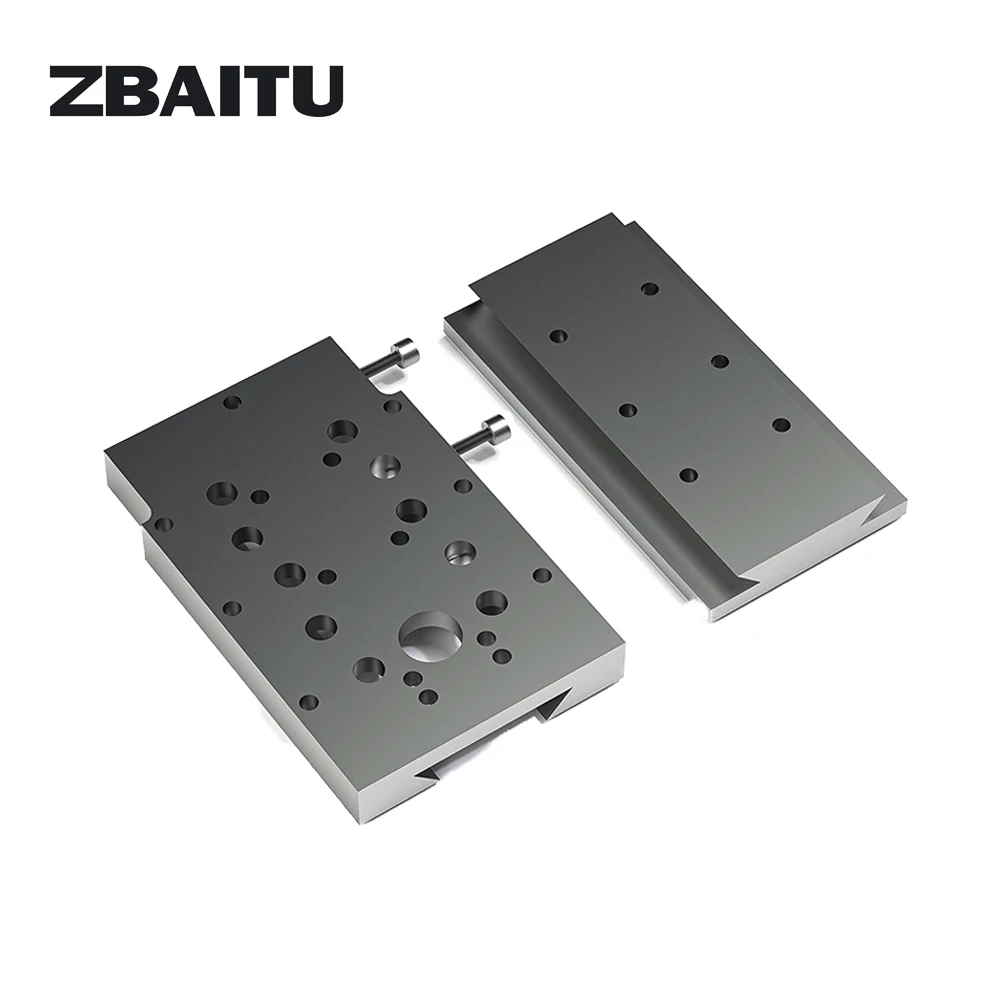 ZBAITU Laser Module Sliding Plate Laser Module Focusing Metal Fixed Mounting Holder Adjustable Screw Laser Head Z Axis Slide Way