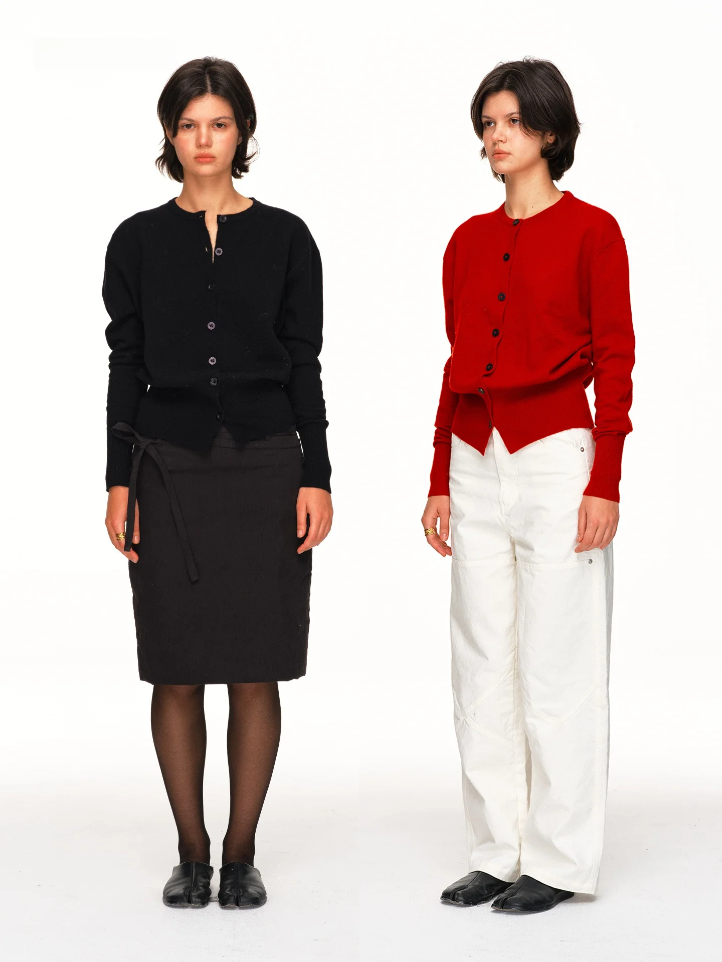 

Классический шерстяной вязаный кардиган Frommtof, повседневный, удлиненный, с круглым вырезом, эксклюзивно для онлайн-продаж в Китае